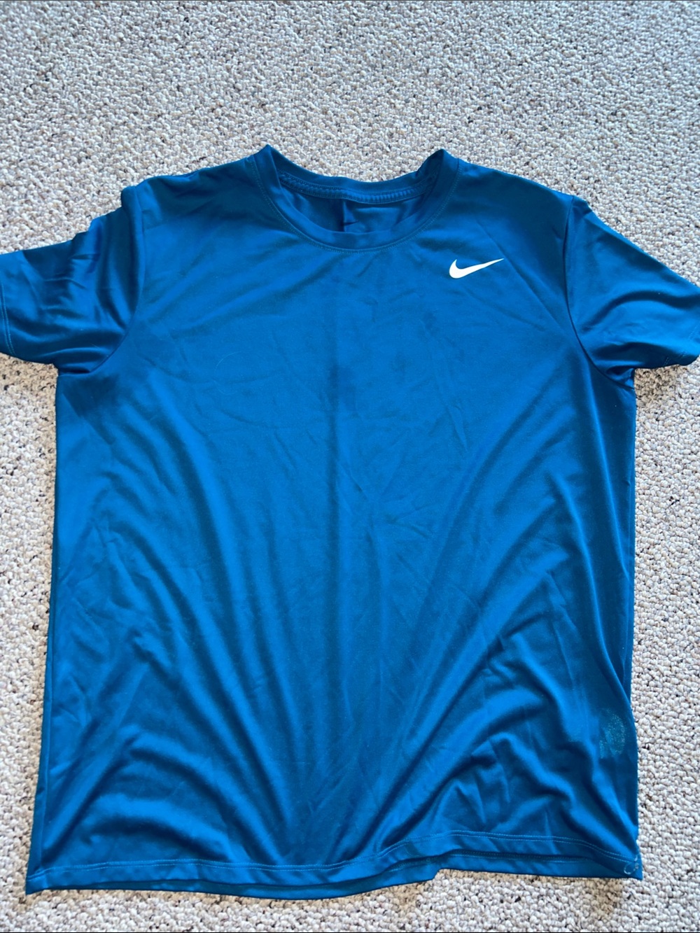 Nike Women’s Blue Short Sleeve Performance Tee- Large